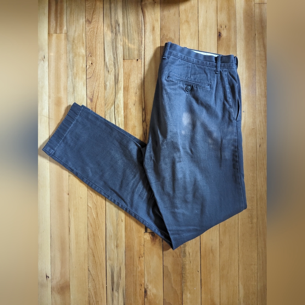 33x34 dark grey 484 stretch chino